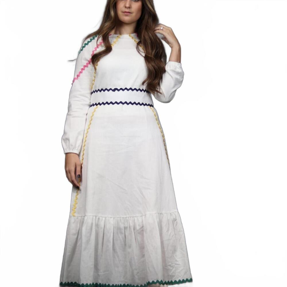NEW ESTEEM COUTURE ariana maxi dress in white